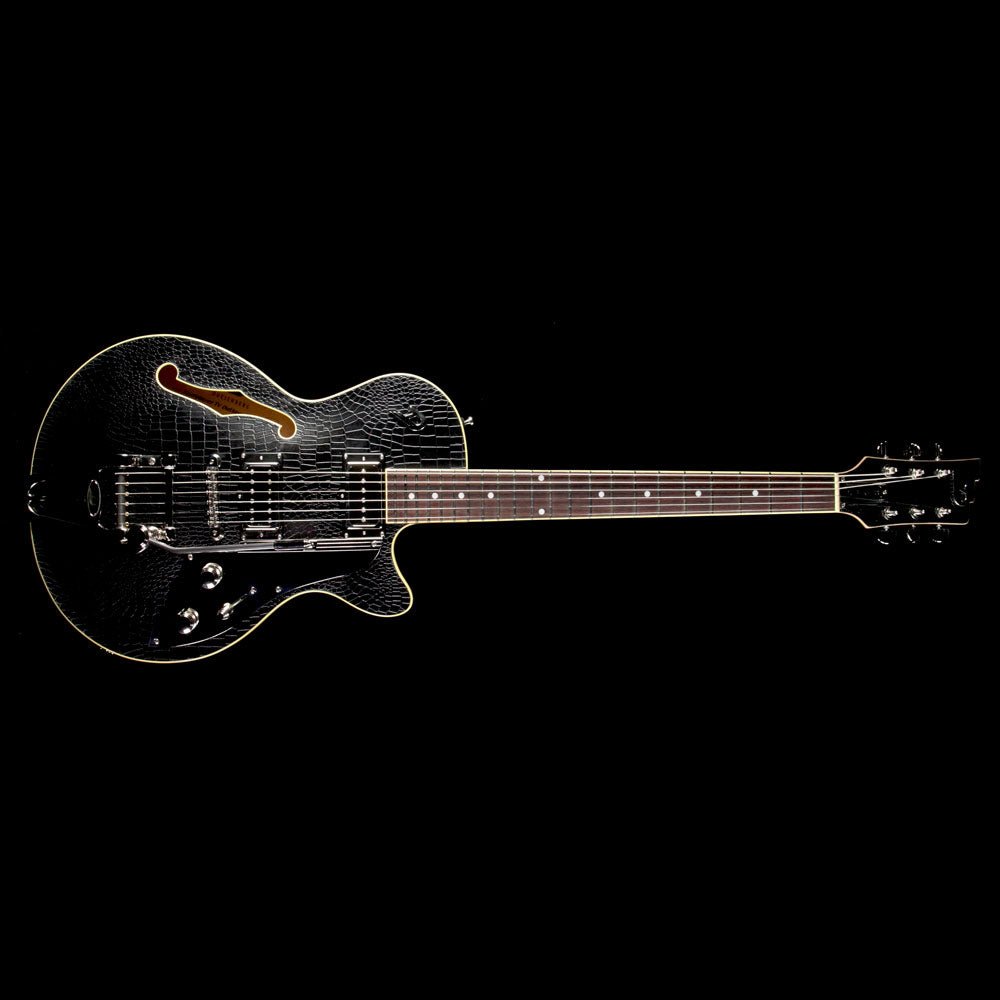 Duesenberg Starplayer TV Outlaw Black Alligator Tolex — 2