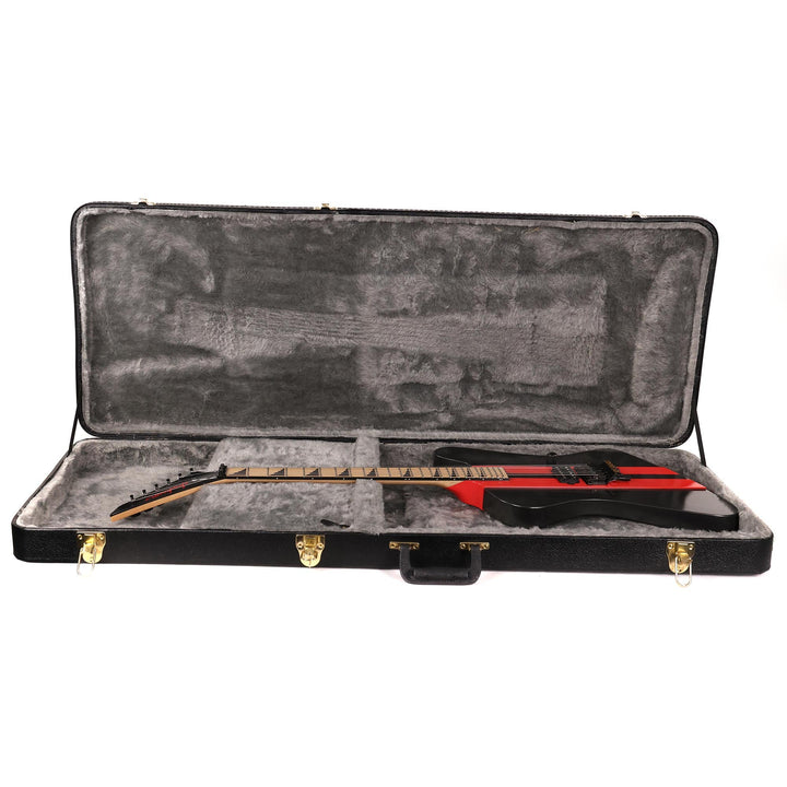 1987 Jackson F-Bird Charcoal and Red Refinish