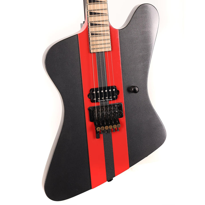 1987 Jackson F-Bird Charcoal and Red Refinish