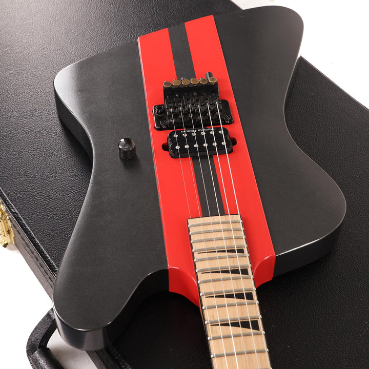 1987 Jackson F-Bird Charcoal and Red Refinish