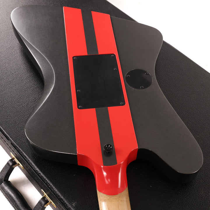 1987 Jackson F-Bird Charcoal and Red Refinish