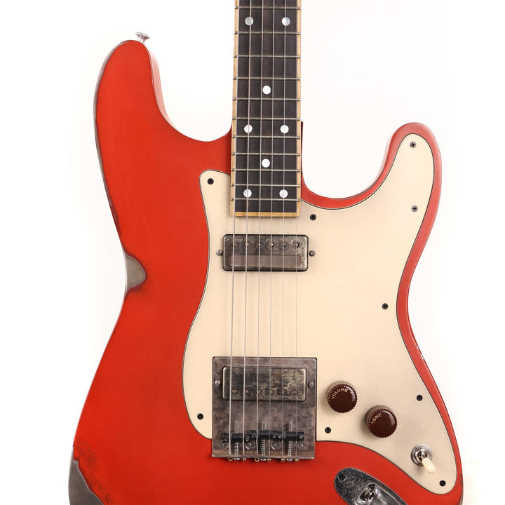 Mule Resophonic Guitars Mulecaster Fiesta Red 2024