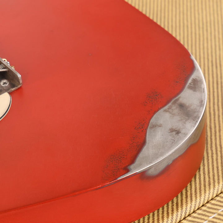 Mule Resophonic Guitars Mulecaster Fiesta Red 2024