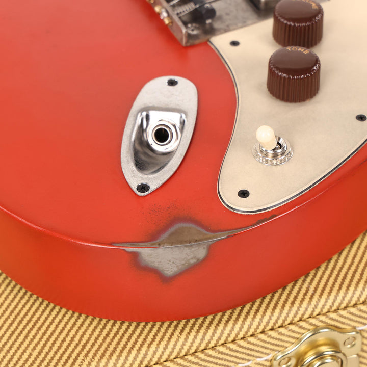 Mule Resophonic Guitars Mulecaster Fiesta Red 2024