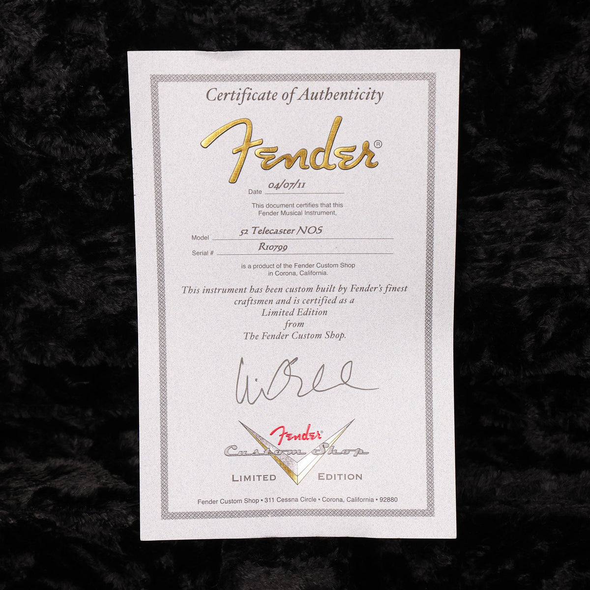 Fender Custom Shop '52 Telecaster NOS Nocaster Blonde 2011 — 10