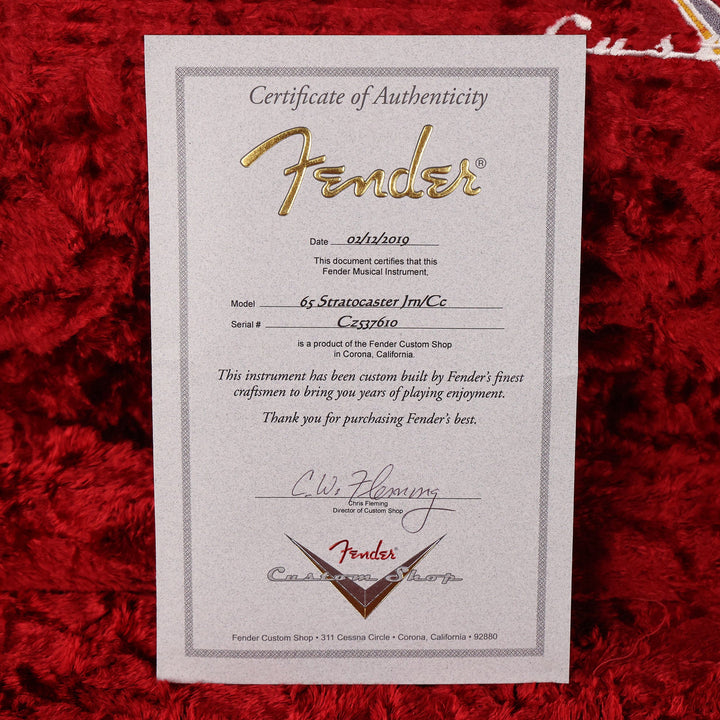 Fender Custom Shop 1965 Stratocaster Reissue Journeyman Relic Faded 3-Tone Sunburst 2019