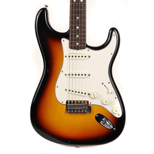 Fender Custom Shop 1965 Stratocaster Reissue Journeyman Relic Faded 3-Tone Sunburst 2019