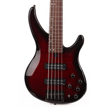 Yamaha TRBX605FM 5-String Electric Bass Guitar Dark Red Burst used