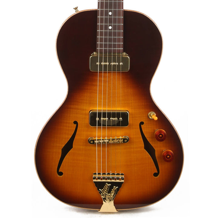 B&G Guitars Little Sister Crossroads Non-Cutaway Tobacco Burst