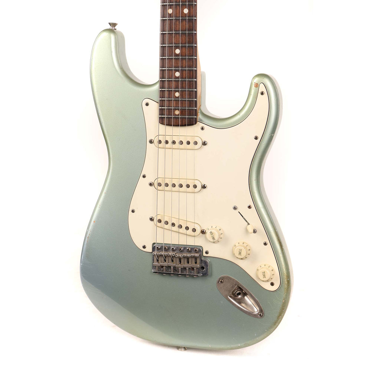 Danocaster Double Cut Ice Blue Metallic 2021 — 5