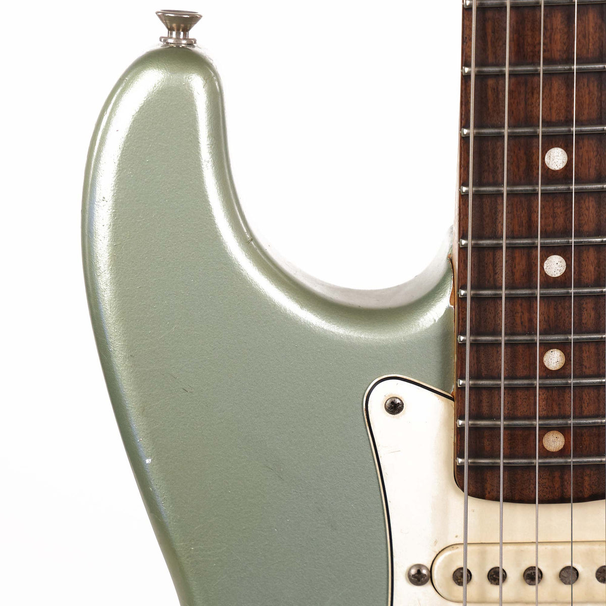 Danocaster Double Cut Ice Blue Metallic 2021 — 6