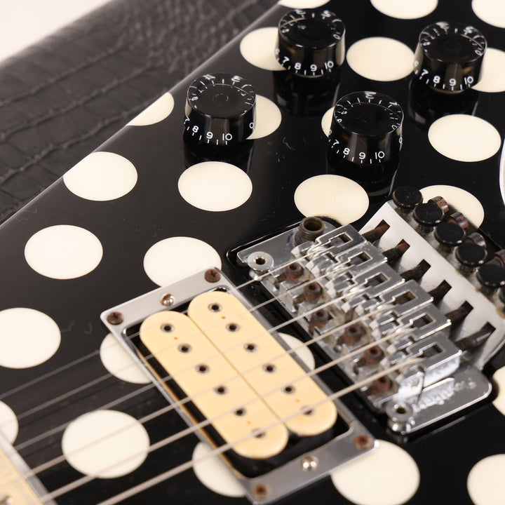 1997 Jackson Limited Edition Randy Rhoads Black and White Polka Dots