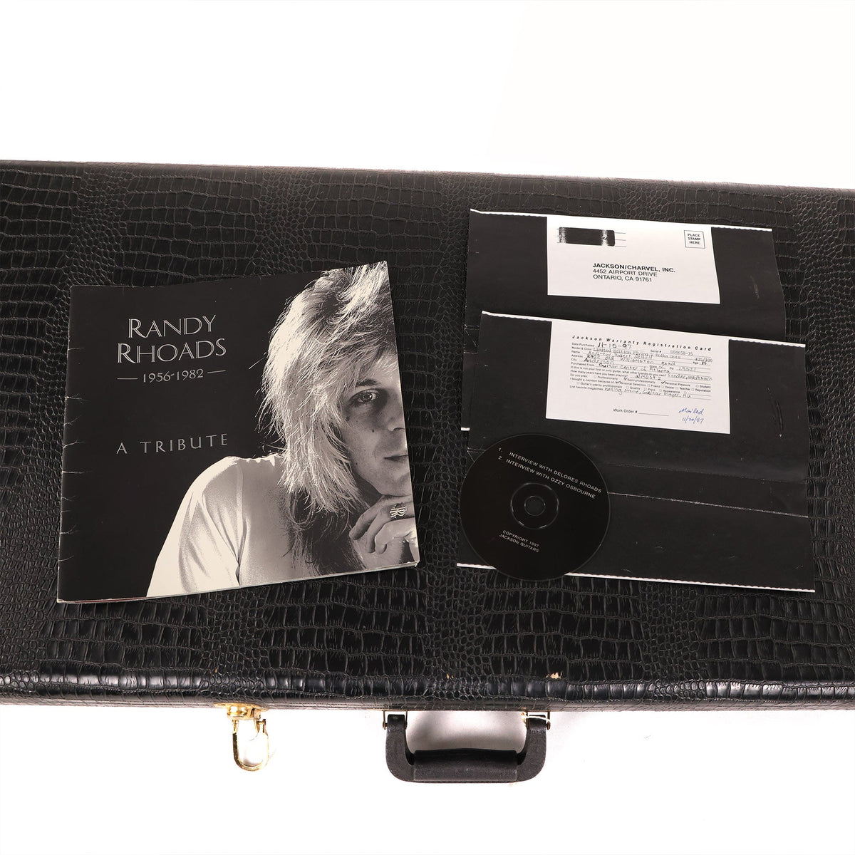 1997 Jackson Limited Edition Randy Rhoads Black and White Polka Dots — 14