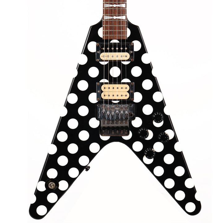 1997 Jackson Limited Edition Randy Rhoads Black and White Polka Dots