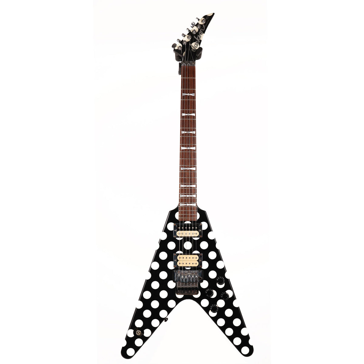 1997 Jackson Limited Edition Randy Rhoads Black and White Polka Dots — 2