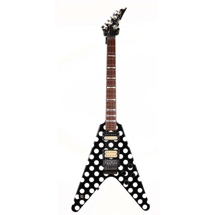 1997 Jackson Limited Edition Randy Rhoads Black and White Polka Dots