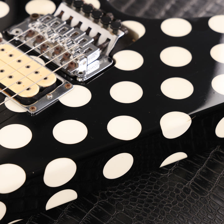 1997 Jackson Limited Edition Randy Rhoads Black and White Polka Dots