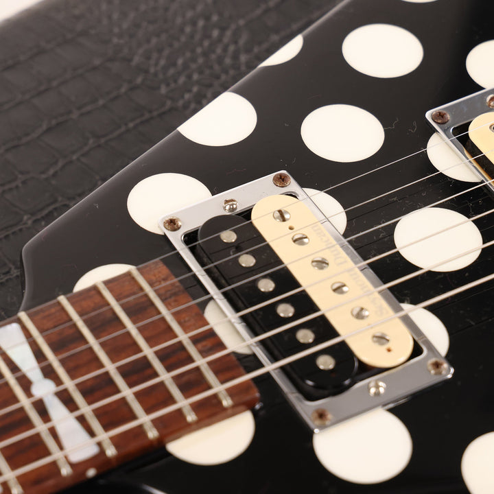 1997 Jackson Limited Edition Randy Rhoads Black and White Polka Dots