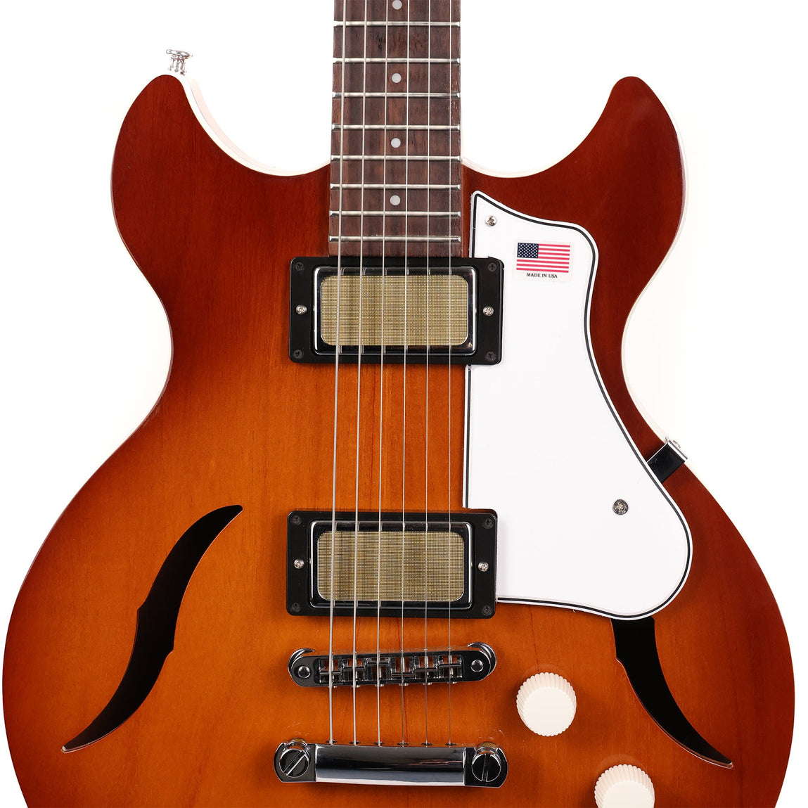 Harmony Comet Semi-Hollowbody Electric Sunburst Used | The Music Zoo