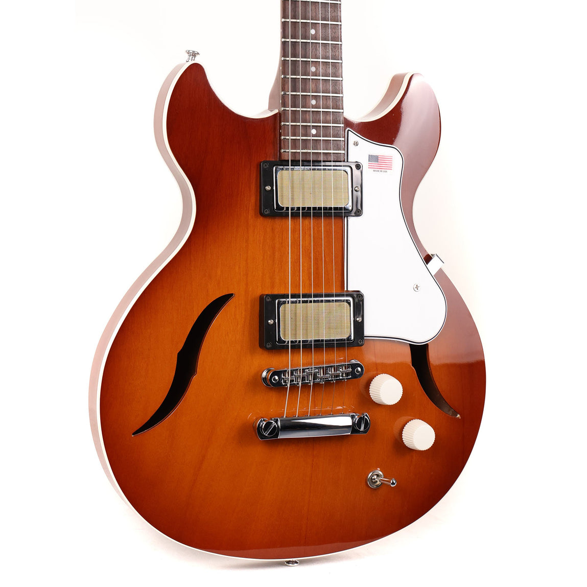Harmony Comet Semi-Hollowbody Electric Sunburst Used | The Music Zoo