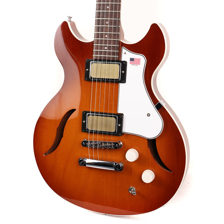 Harmony Comet Semi-Hollowbody Electric Sunburst Used
