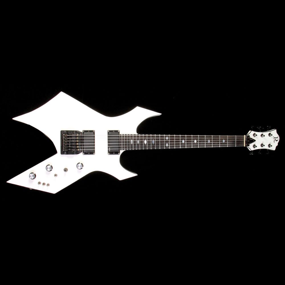 1989 B.C. Rich USA Warlock White with Black Binding — 2