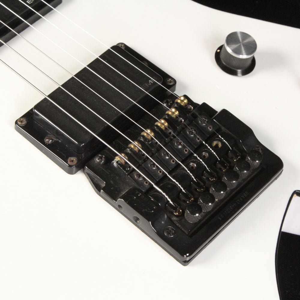 1989 B.C. Rich USA Warlock White with Black Binding — 5