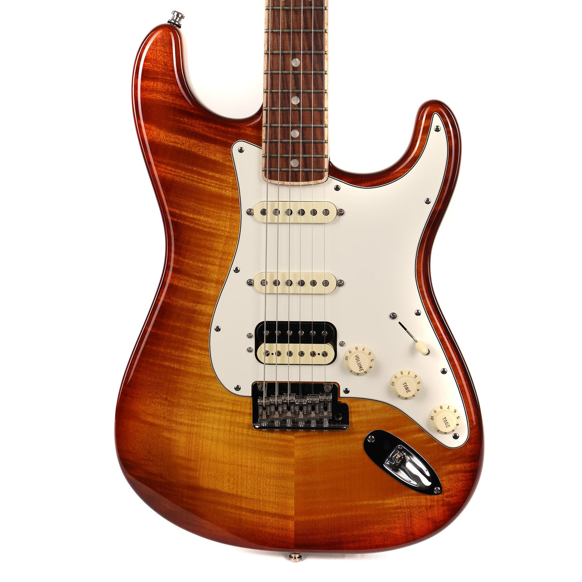 Fender Select Stratocaster HSS Tobacco Sunburst 2013 — 1