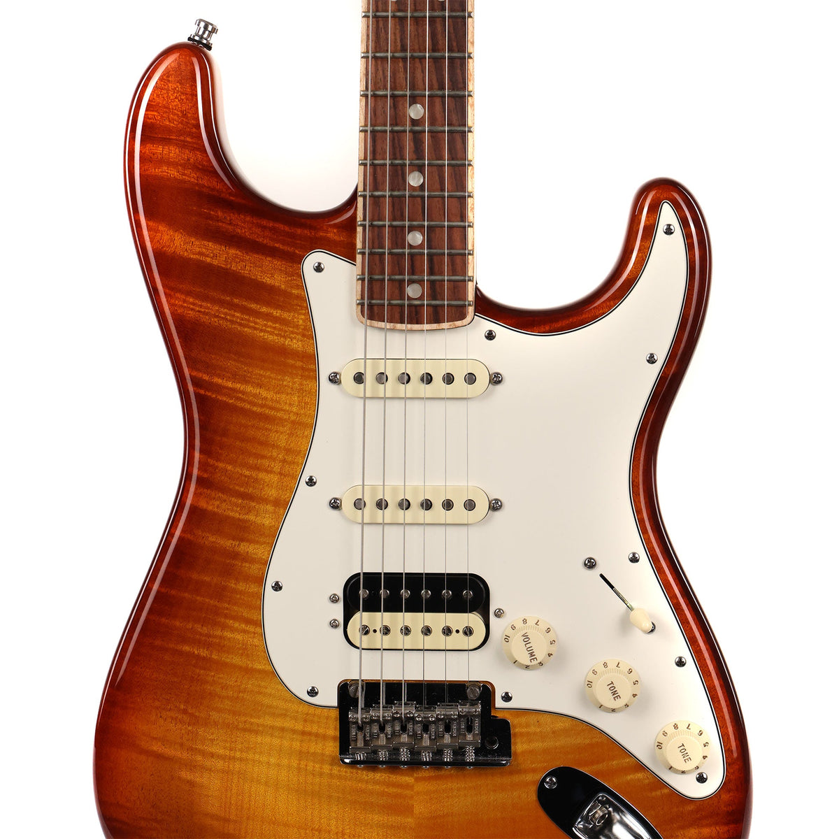 Fender Select Stratocaster HSS Tobacco Sunburst 2013 — 4