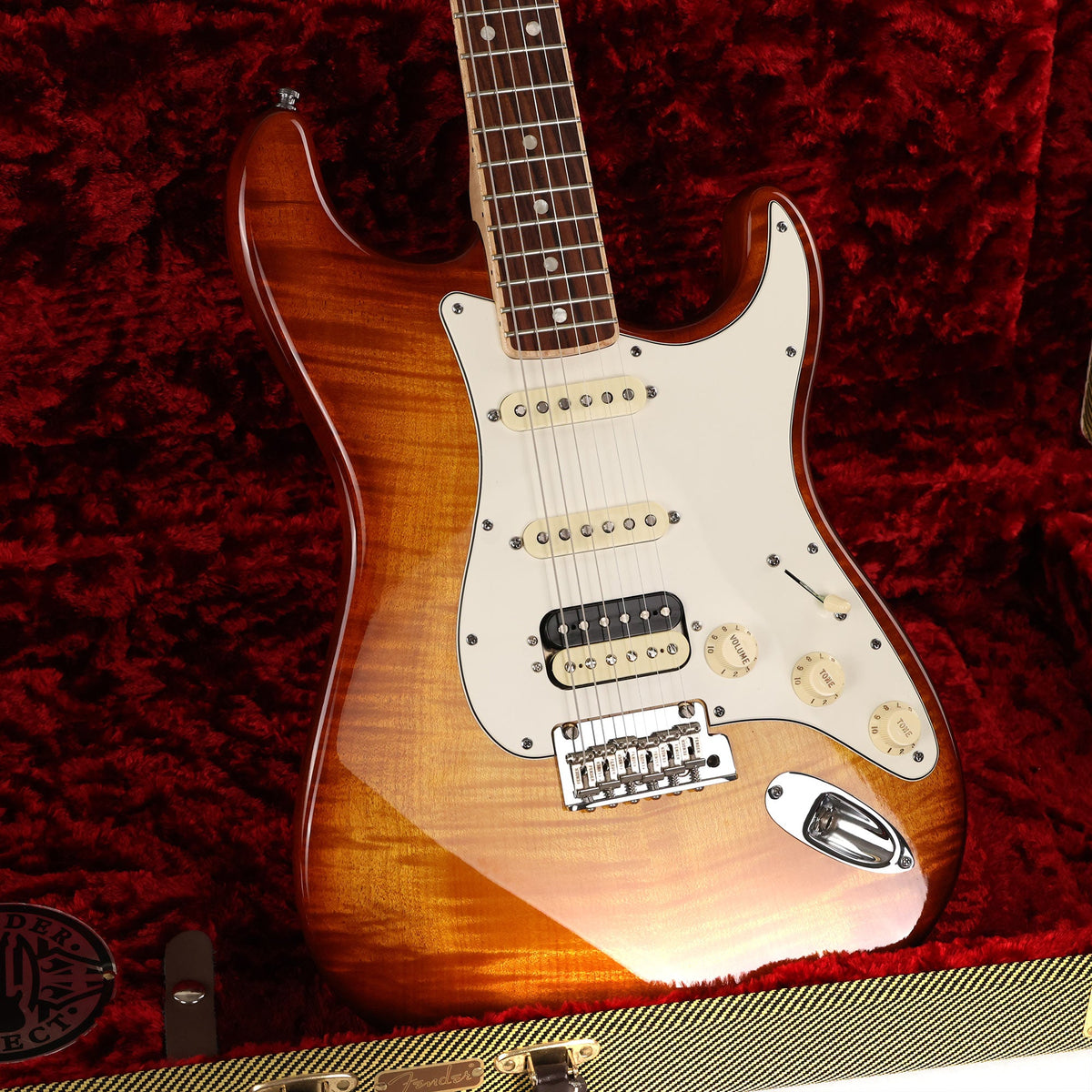 Fender Select Stratocaster HSS Tobacco Sunburst 2013 — 6