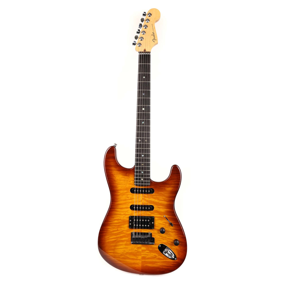 Fender American Deluxe Stratocaster QMT HSS Tobacco Sunburst 2005