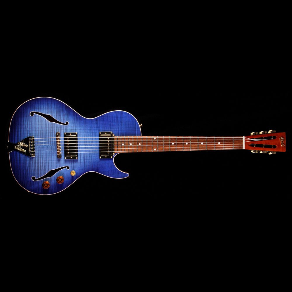 B&G Guitars Little Sister Private Build Electric Guitar Atlantis Blue — 2