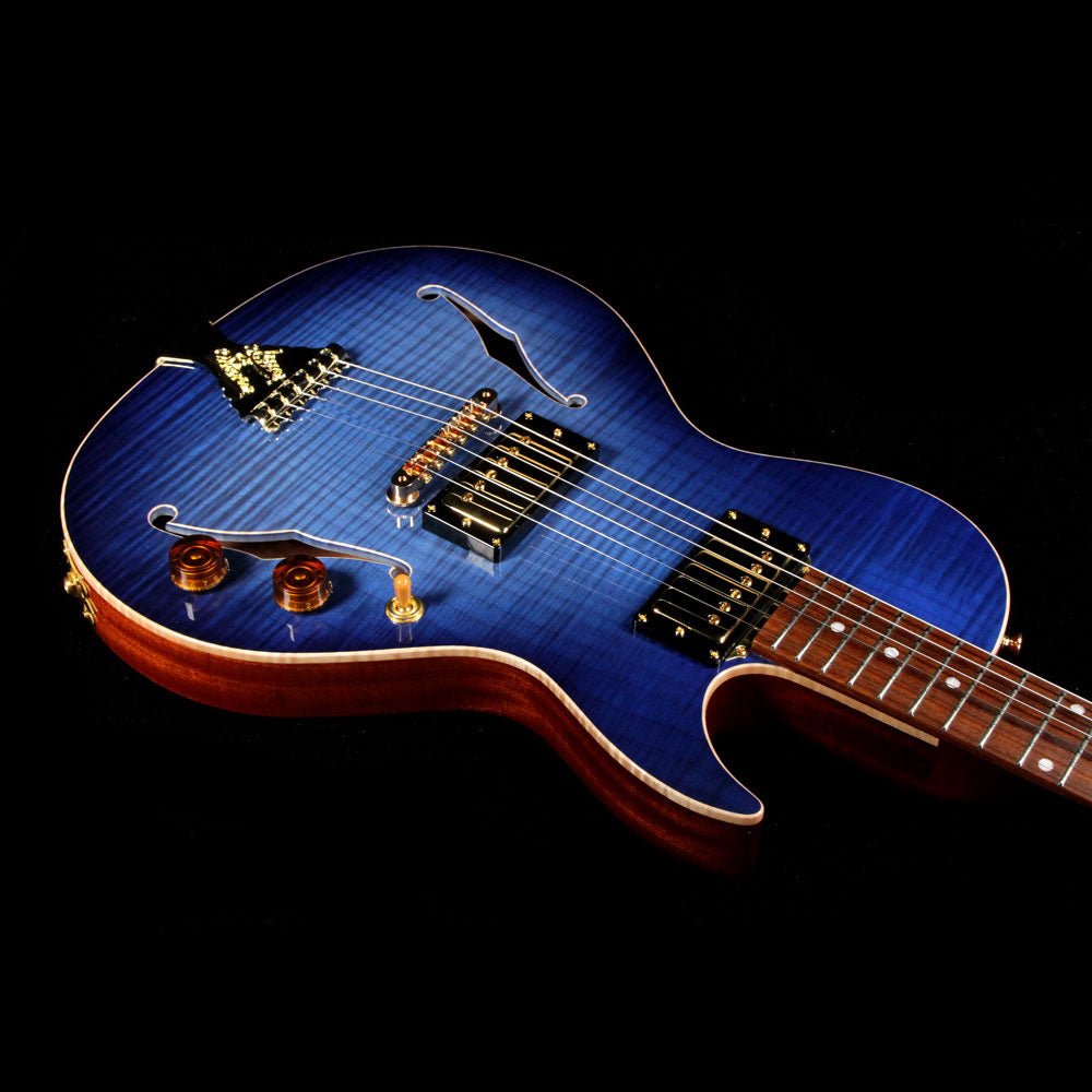 B&G Guitars Little Sister Private Build Electric Guitar Atlantis Blue — 7