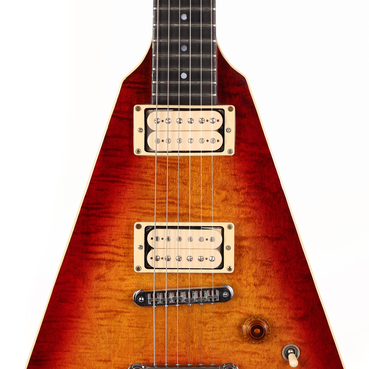 1982 Gibson The Flying V CMT Sunburst — 4