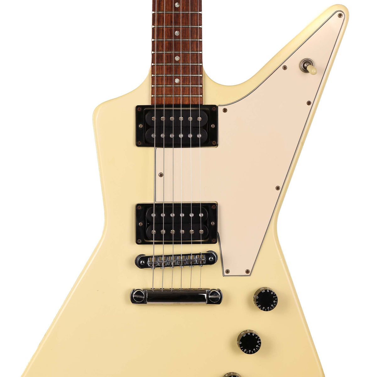 1990 Gibson Explorer '76 Reissue White — 4
