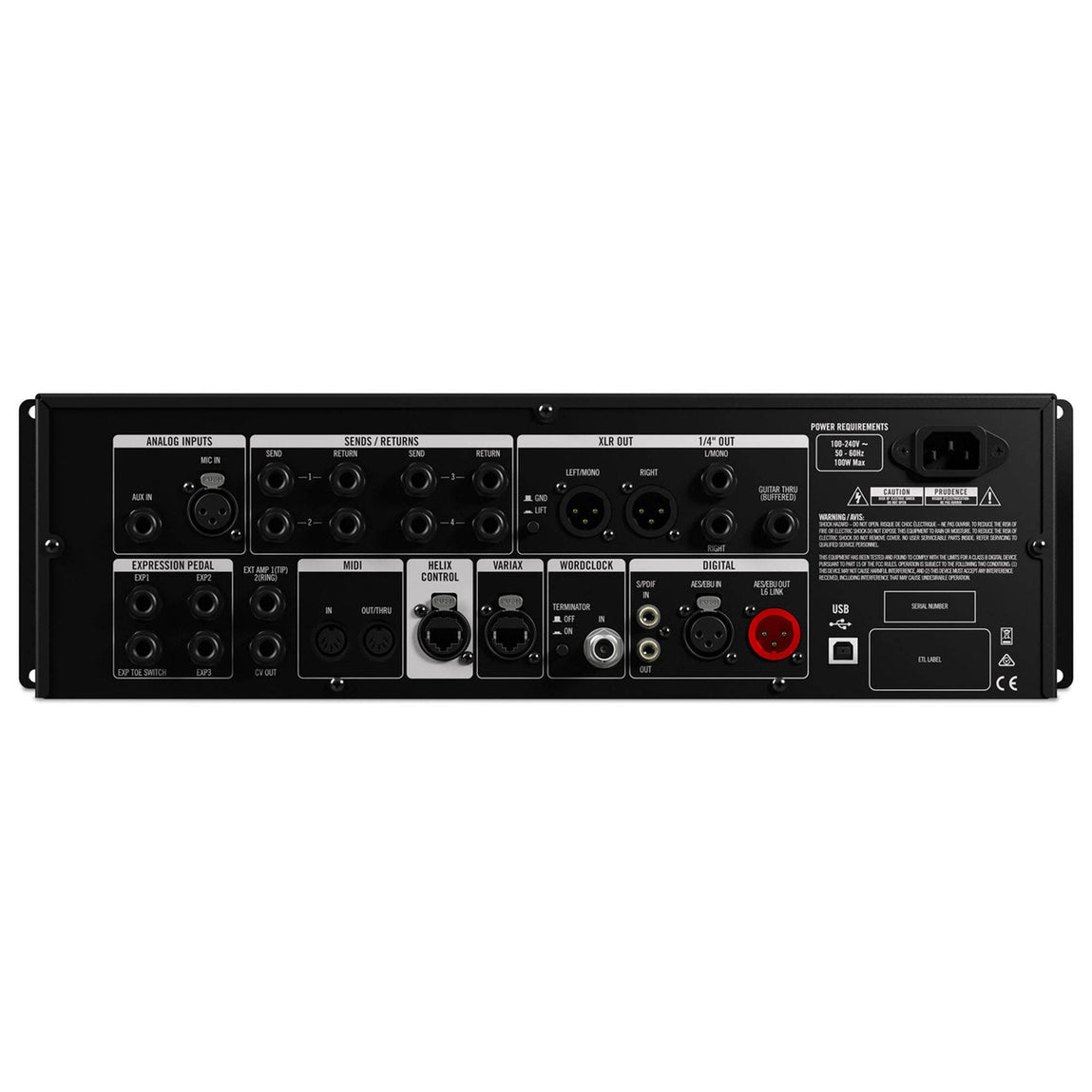 Line 6 Helix Rack Guitar Multi-Effects Processor | The Music Zoo