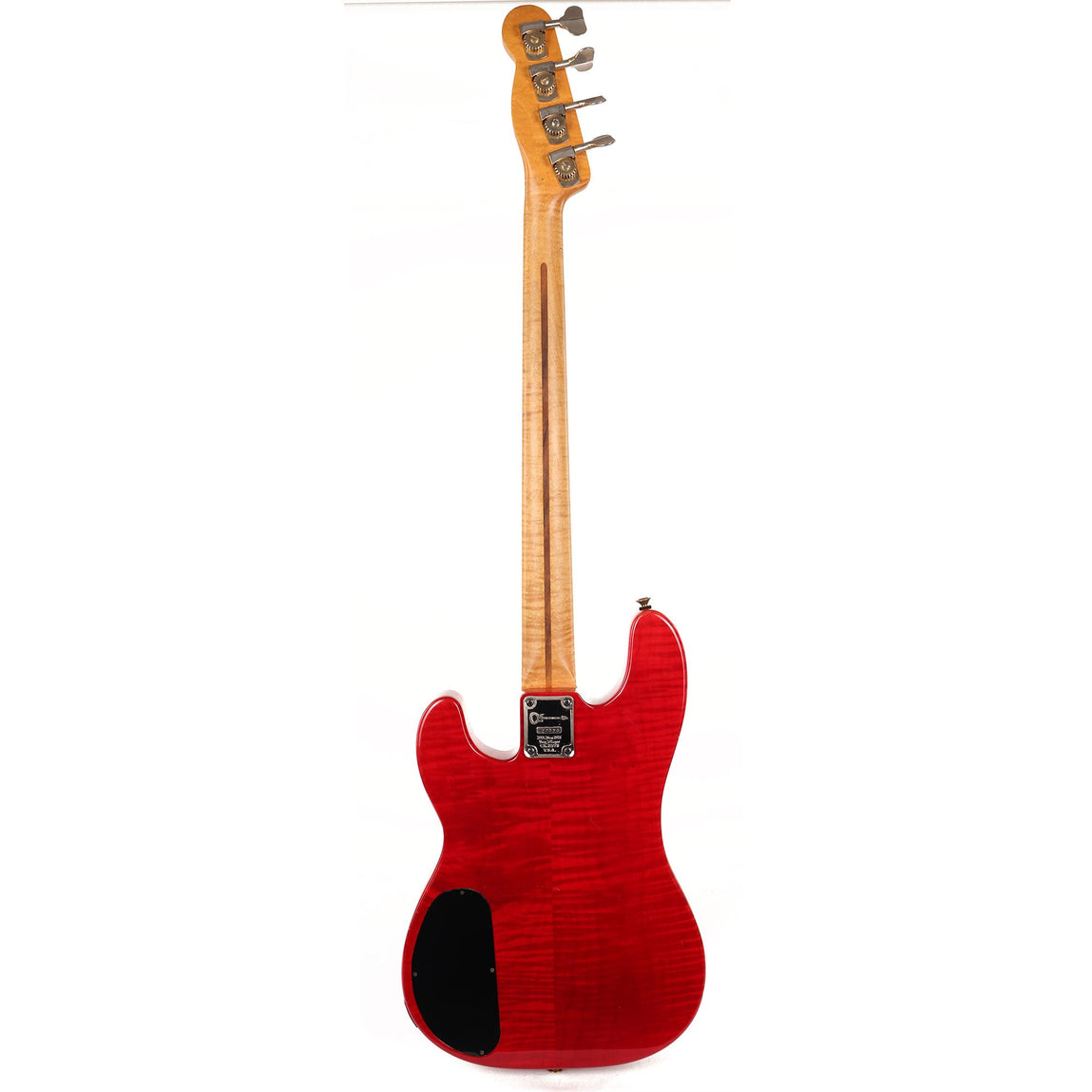 ベース CHARVEL PRECISION BASS 1980 Charvel Bass Flame Maple Body Trans Red | The Music Zoo