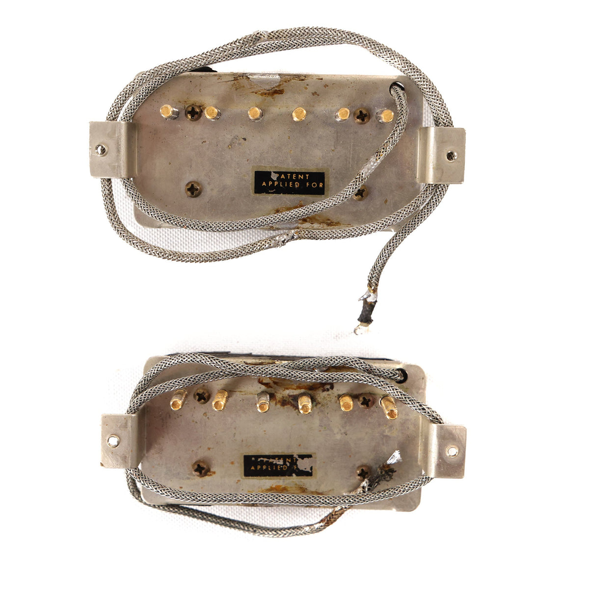 Gibson PAF Humbucker Set Double Black Bobbins Late 1950s — 2