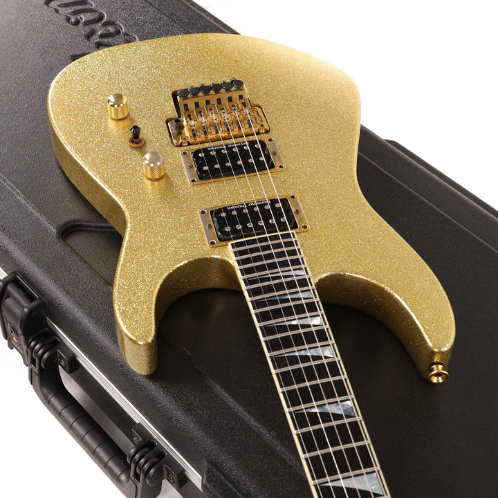 Jackson Custom Shop Soloist SL2 Gold Sparkle 2016