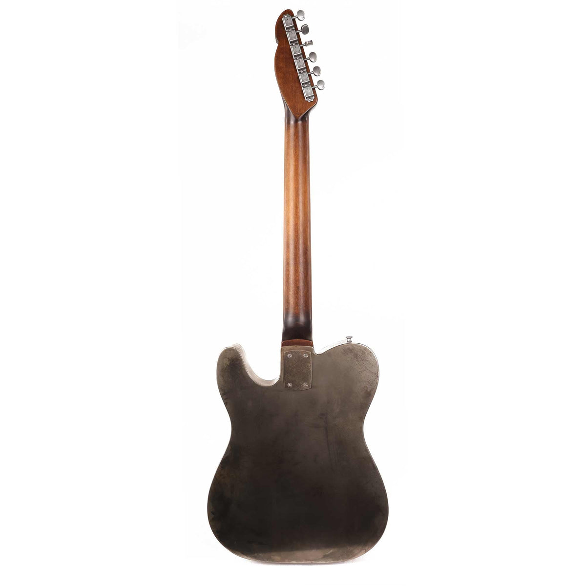 Mule Resophonic Mulecaster Raw Steel Used — 3