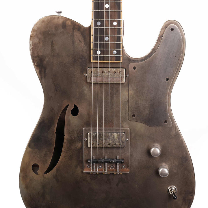 Mule Resophonic Mulecaster Raw Steel Used