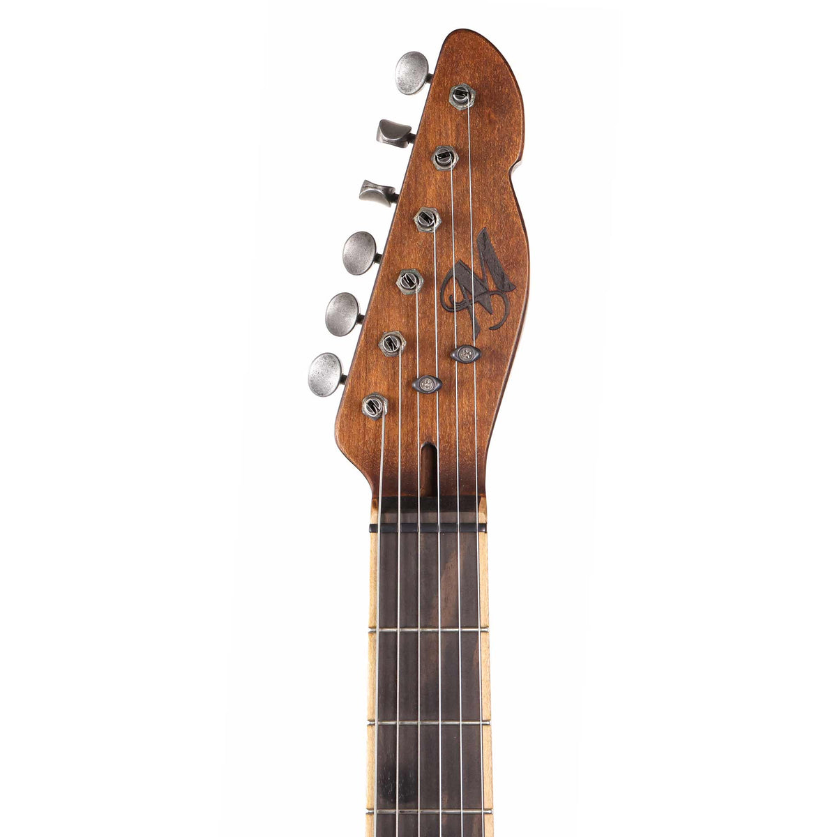 Mule Resophonic Mulecaster Raw Steel Used — 8