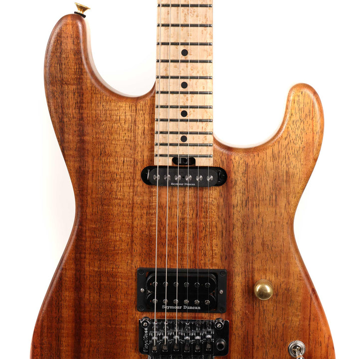 Charvel Custom Shop Exclusive San Dimas Koa Natural Series Floyd Rose Masterbuilt Rob Knowles 2023
