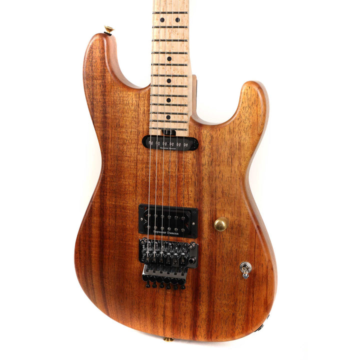 Charvel Custom Shop Exclusive San Dimas Koa Natural Series Floyd Rose Masterbuilt Rob Knowles 2023