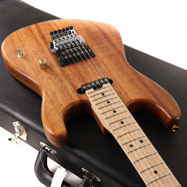 Charvel Custom Shop Exclusive San Dimas Koa Natural Series Floyd Rose Masterbuilt Rob Knowles 2023