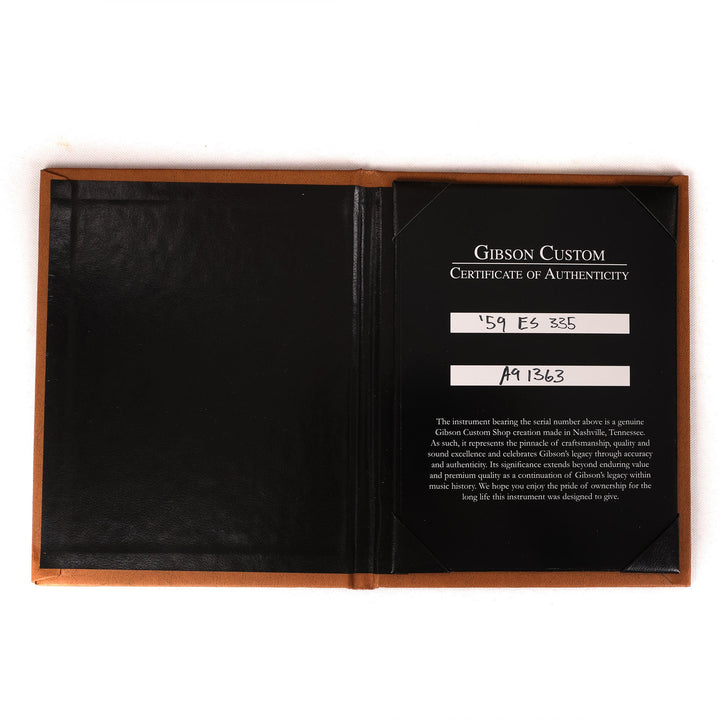 Gibson Custom Shop 1959 ES-335 Reissue VOS Sunburst 2021