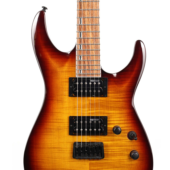 ESP LTD H-200FM Dark Brown Sunburst 2023
