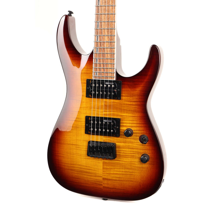 ESP LTD H-200FM Dark Brown Sunburst 2023