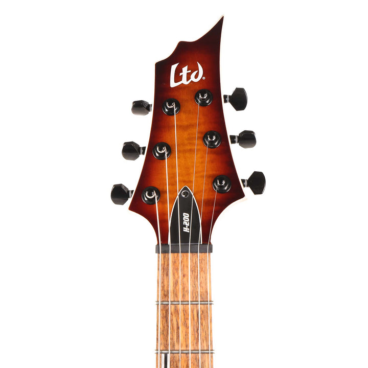 ESP LTD H-200FM Dark Brown Sunburst 2023
