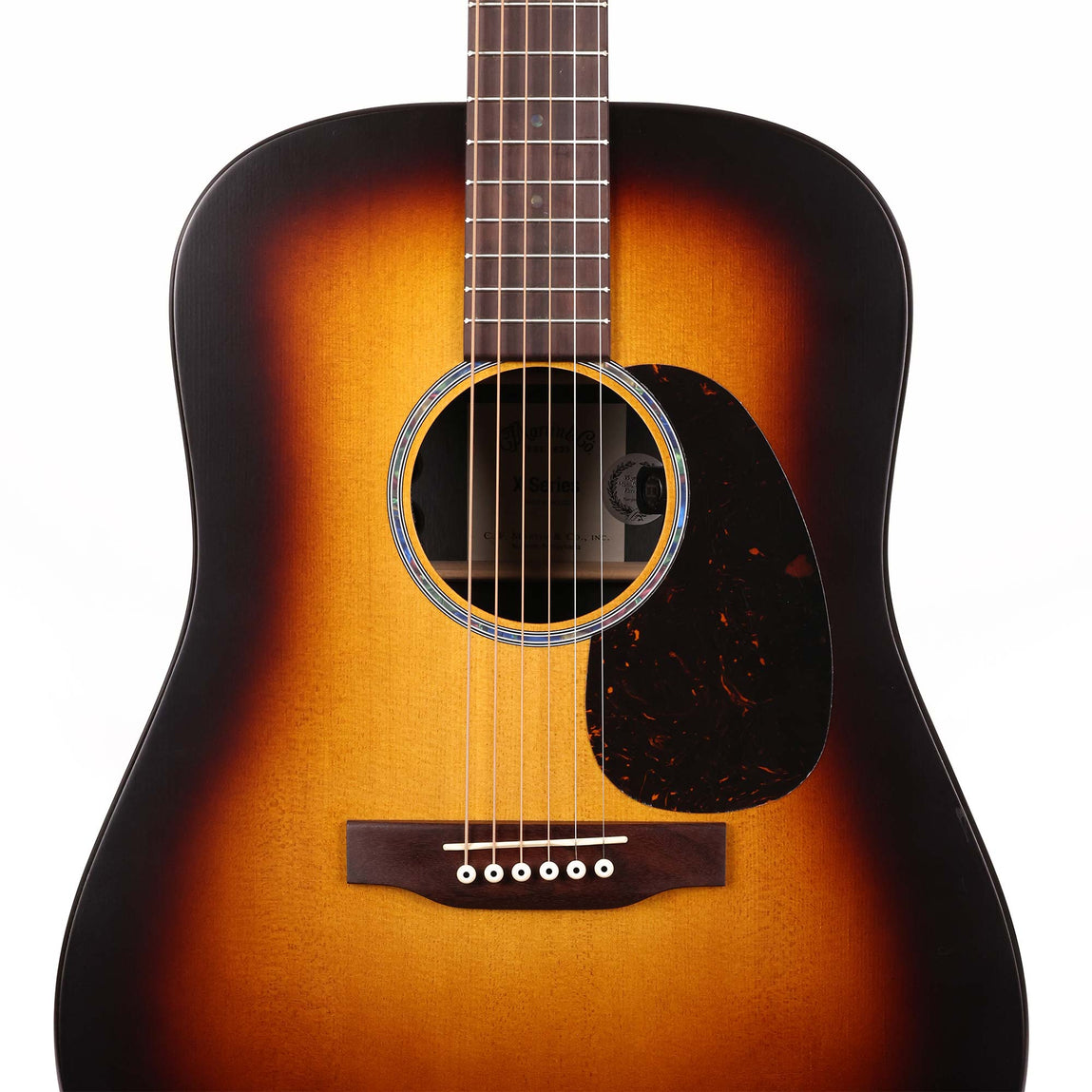 Martin D-X2E Acoustic-Electric Ziricote Burst 2024 | The Music Zoo
